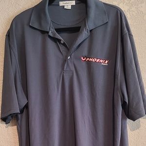 FeatherLite Gray Polo Shirt